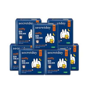 N배송 시크릿데이 순면커버 미피 입는오버나이트 6PX7팩