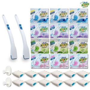 [TV상품](156회/3년치)이지드롭 변기클리너 레몬+라벤더+허브+화이트 M