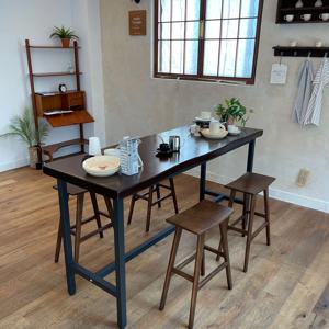 로나 우드슬랩테이블 스타벅스 원목 바테이블 1800