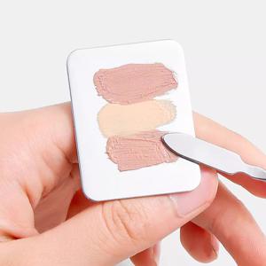 화장품 파운데이션 혼합 아이섀도우 립 메이크업 믹싱 스테인리스 미니 반지 팔레트
