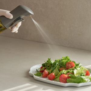 데일리플러스 내열유리 밀폐 용기 디스펜서 안개분사 오일병 기름병  오일 스프레이