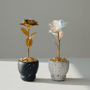 황금장미 스플래쉬팟 오브제