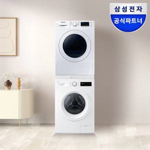 소형 세탁건조기세트 WF40F09M0Y+DV90T5440KW 9kg+9kg