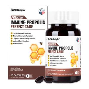 호주산 프로폴리스 아연 C D 셀렌 요오드 함유 프리미엄 항산화 영양제 40mg