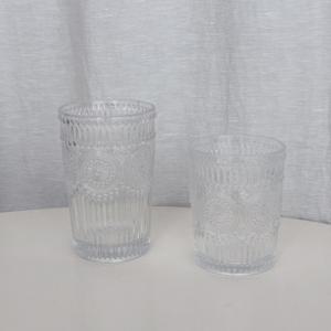 크리스탈 레트로 아이스커피잔 카페 강화 유리컵 260ml