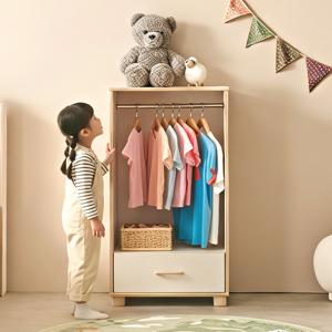 토리움 행거 아기 유아 키즈 옷걸이행거 어린이 서랍 원목 2단 600