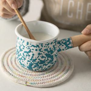 마블 미니 법랑 밀크팬 멀티팟 범랑냄비 이유식 우유 인덕션 소스팬