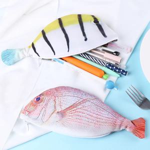 특이한 생선필통 물고기 천필통 참돔 고등어 펜 파우치 케이스 쓸데없는 웃긴선물