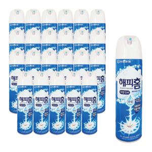 해피홈 수성 무향 에어졸 500ml x 24개(1박스)