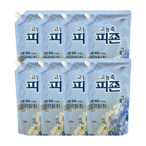피죤 고농축 섬유유연제 오션후레쉬 리필 1.6L x 8개(1박스)