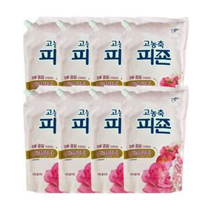 피죤 고농축 섬유유연제 로맨틱플라워 리필 1.6L x 8개(1박스)