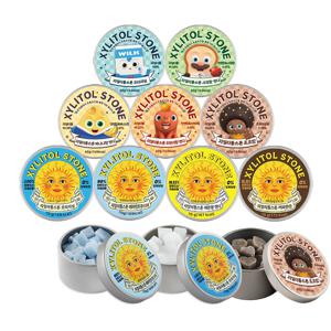 자일리톨스톤 3+2 골라담기 (오리지널/페퍼민트부스터/레몬향/커피한잔/브레드이발소) 9종