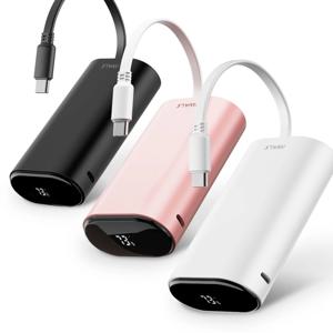 케이블 일체형 고속 충전 보조배터리 10000 아이폰 8핀 3colors