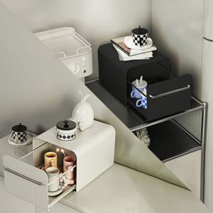 [리퍼] 미드센추리 철제 머그컵 영양제 슬라이드보관함/수납함