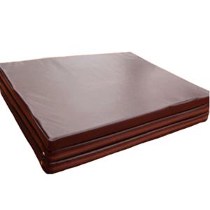 3단 접이식 레자 바닥요 매트 두꺼운 매트리스 국산 손님용 토퍼 2color