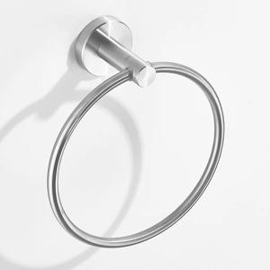 심플 니켈 링 수건걸이