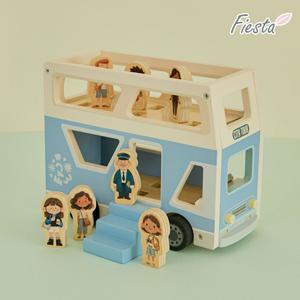 우드 투어버스 놀이 세트