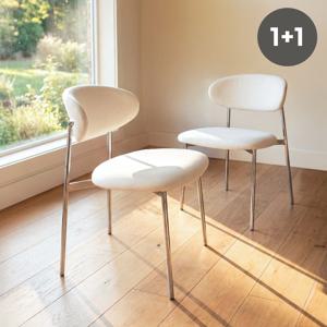 아노아 편한식탁의자 1+1 가죽 낮은 인테리어 카페 의자 4Colors