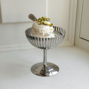 스테인레스 플리츠 홈파티 디저트 아이스크림 컵