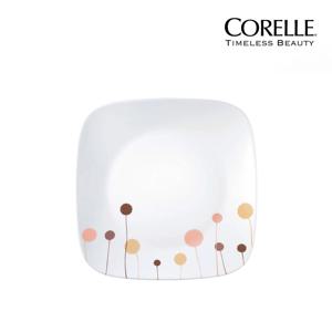 꽃솜 사각접시중 4P