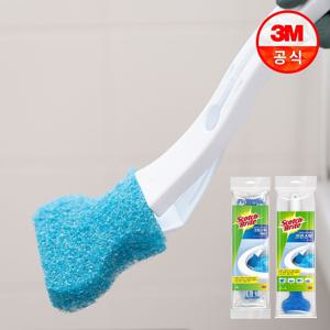 크린스틱 변기청소 핸들+리필 7입