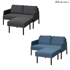 GLOSTAD 2인용 패브릭소파와 긴 의자 패키지