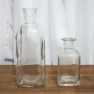심플사각 유리화병 디뷰저 유리병 꽃병 모던 감성 인테리어 소품