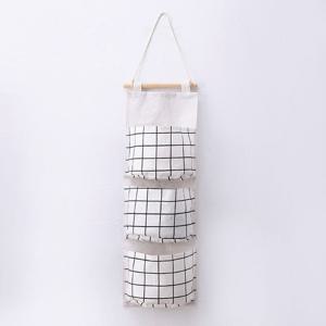 무타공 패브릭 벽걸이 수납 바구니 소품 정리함 월 포켓 리모컨 안경 마스크 꽂이 벽 보관