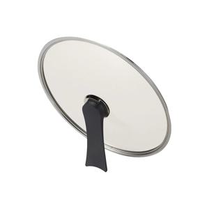 넘침방지 후라이팬뚜껑 후라이팬덮개 강화유리 냄비뚜껑 28cm