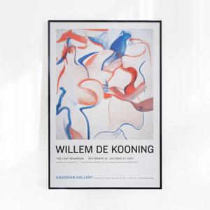 윌렘 데 쿠닝 The Last Beginning 61 x 91.4cm 액자 포함