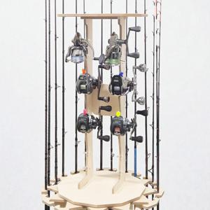 상단 릴 거치대 로드거치대 24구 호환 베이트릴 스피닝릴 정리보관