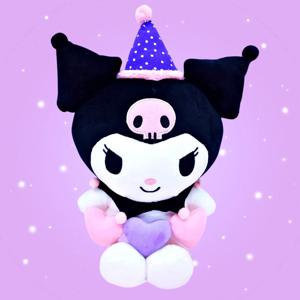 산리오 쿠로미 트리플하트 인형 큰 대형 애착 수면 소품 굿즈 선물 캐릭터 인형 25cm