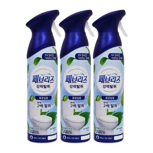페브리즈 화장실용 에어 프레시 가든 165g x3 /실내냄새제거/방향제