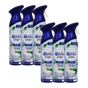 페브리즈 화장실용 에어 프레시 가든 165g x6 /실내냄새제거/방향제