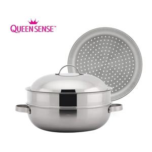 샤이니 통3중 2단 찜냄비 파티웍팬 30cm 만두찜기