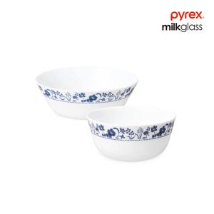 파이렉스 밀크글라스 러써포드 공기 1P, 대접 1P