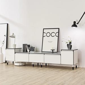 플렉스라운지 확장형 거실장 서랍+도어형 white