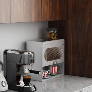 [리퍼] 주방 철제 아크릴 플랩도어 수납장 영양제 양념통정리함