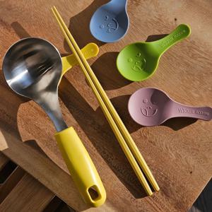 국산 아담스 대형 숟가락 먹방 수저세트