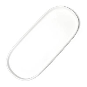 러브앤아트 본차이나 타원접시 1P 화이트 도자기 식기 (사이즈 2종 1선택)