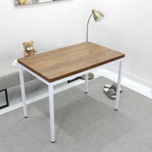 깔끔한 카페용 4인 식탁 1000 x 600 화이트 스틸 조립식 까페 테이블 1000600