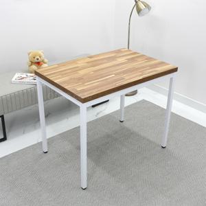 DIY용 작은 사이즈 800 x 600 화이트 스틸 카페 커피 전문점 4인용 식탁 테이블