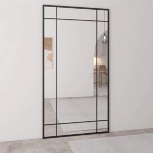 [해외] 그리드 사각 전신 거울 스퀘어 스탠드 미러 블랙 인테리어