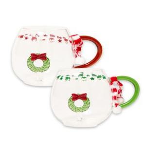 명탐정 코난 메리크리스마스 유리컵 세트(2P)