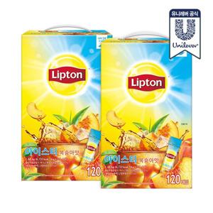 립톤 아이스티 믹스 복숭아맛 스틱 14g 120T 2개