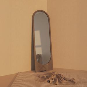 원목 아치형 전신거울 월넛 인테리어 거울