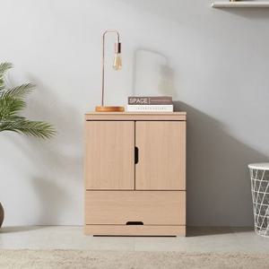 심플핸드리스 원서랍 둥근모서리도어 수납장(600 7컬러)