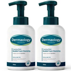 1+1 버블 저자극 대용량 폼클렌징 500ml 약알칼리 클렌징폼 세안제 폼클렌저 거품