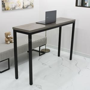 와이드 폭이 좁고 긴 아일랜드 카페 홈바 빠 테이블 1300 x 400 H986 필름 코팅