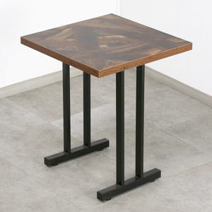 오디엔즈 카페테이블 2인용 정사각 T40형 650x650 업소용 36T상판 철제 간편조립